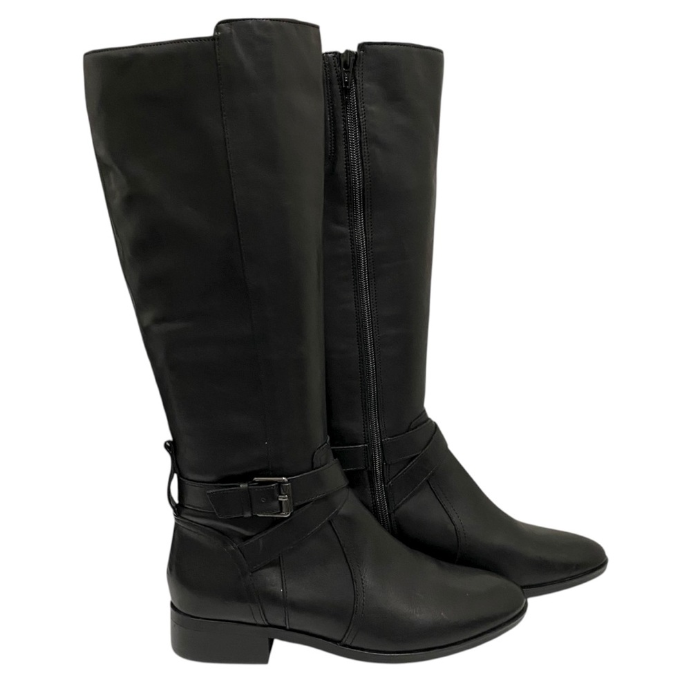 Naturalizer Solid Black Leather Boots - image 3